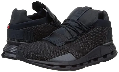 ON Men's Cloudnova Sneaker, Black/Eclipse Trainers
