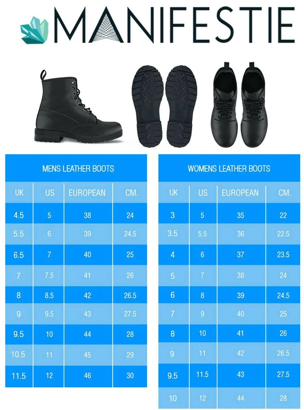 Peacock Feathers  Memory Foam Boots | All Season Lace Up Boots | Vegan Leather Combat Boot by Manifestie